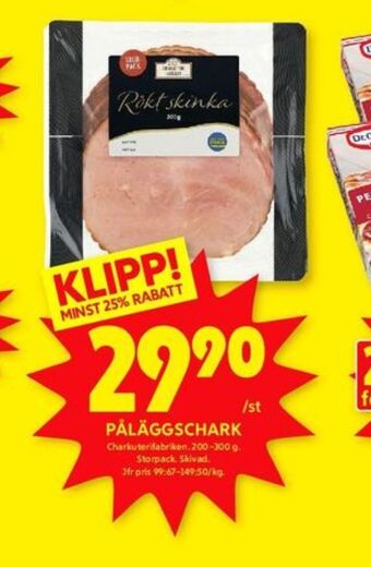 ICA Kvantum Charkuterifabriken skinka erbjuda