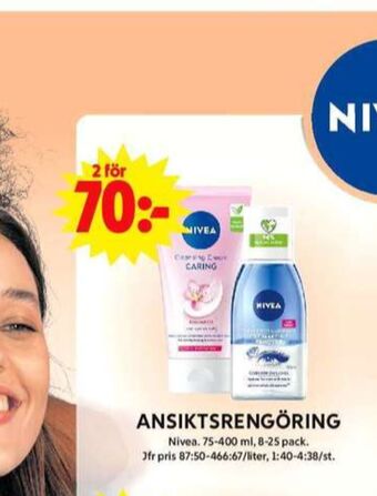 ICA Maxi Nivea ansiktstvätt erbjuda