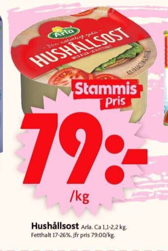ICA Supermarket Arla hushållsost erbjuda