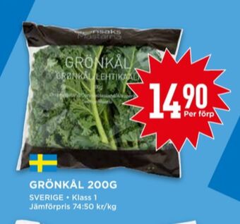 Willys Grönsaks mästarna grönkål erbjuda