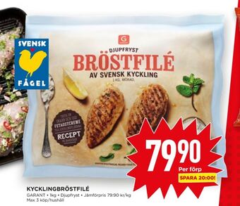 Willys Hemma Garant kycklingbröstfilé erbjuda