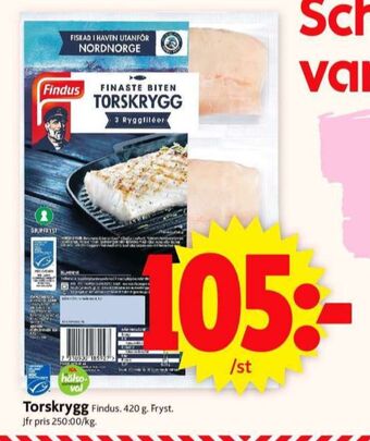 ICA Supermarket Findus torskfilé erbjuda