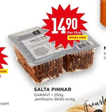 Willys Hemma Garant salta pinnar erbjuda