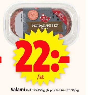 ICA Supermarket Gøl salami erbjuda
