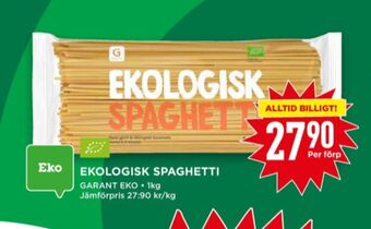 Willys Garant spaghetti erbjuda