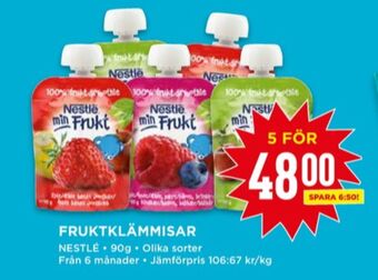 Willys Nestlé barnmat erbjuda
