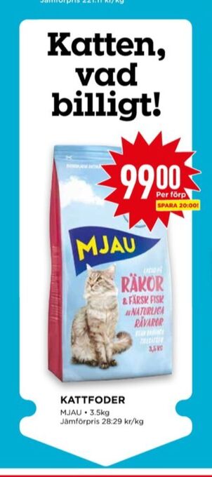 Willys Mjau kattmat erbjuda