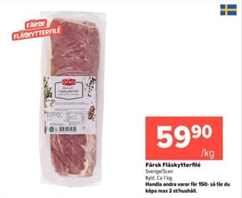 Coop Extra Scan fläskytterfilé erbjuda