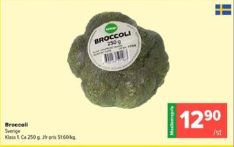 Coop Extra Coop broccoli erbjuda