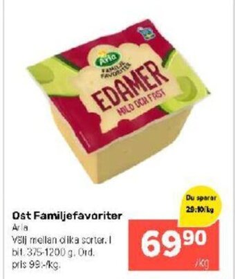 Coop Extra Ost Familjefavoriter erbjuda