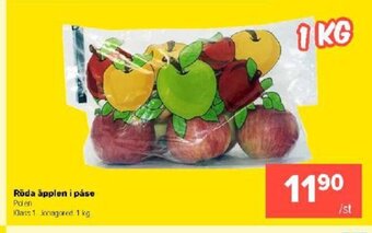Coop Extra Röda äpplen i påse erbjuda
