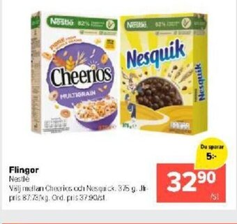 Coop Extra Flingor Nestlé erbjuda
