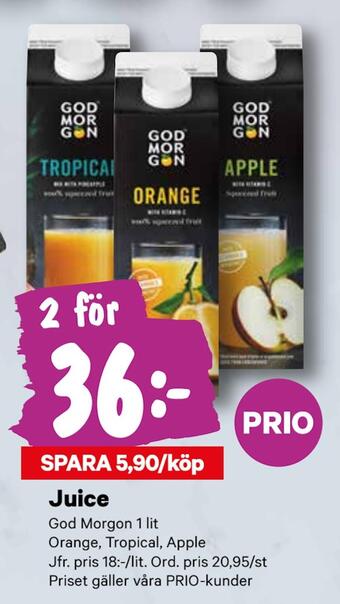 City Gross Juice erbjuda
