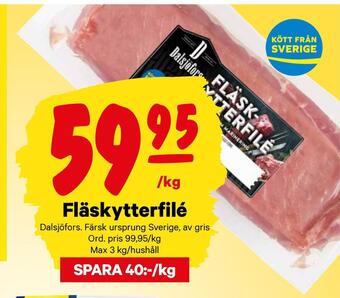City Gross Fläskytterfilé erbjuda