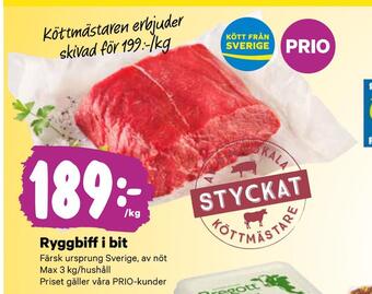 City Gross Ryggbiff i bit erbjuda