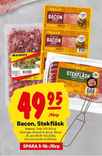 City Gross Bacon, stekfläsk erbjuda