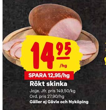City Gross Rökt skinka erbjuda