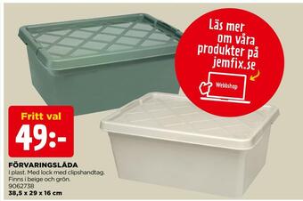 Jem&Fix Förvaringslåda erbjuda