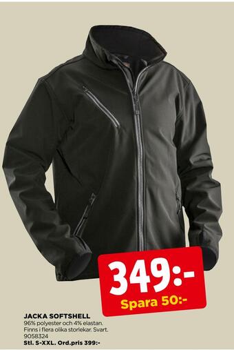 Jem&Fix Jacka softshell erbjuda