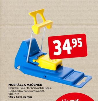 Jem&Fix Musfälla mjölner erbjuda