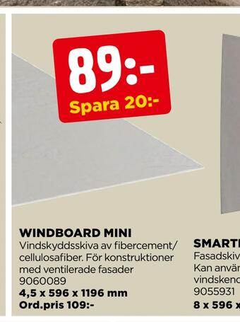 Jem&Fix Windboard mini erbjuda