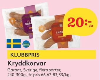 Hemköp Kryddkorvar erbjuda