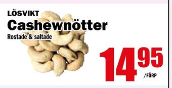 Matdax Cashewnötter erbjuda