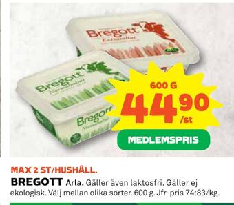 Coop Daglivs Bregott erbjuda