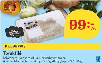 Hemköp Torskfilé erbjuda