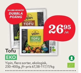 Hemköp Tofu erbjuda