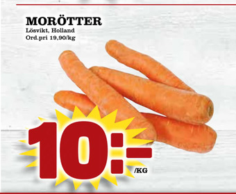 Din Mat Morötter erbjuda
