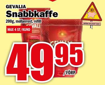 Matdax Snabbkaffe erbjuda
