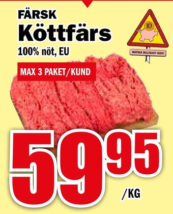 Matdax Köttfärs erbjuda