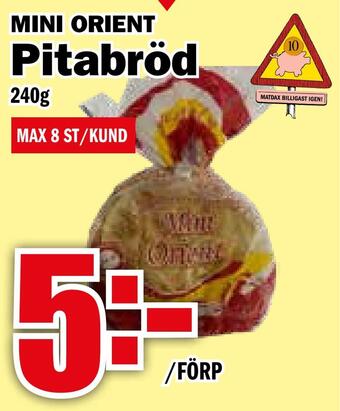Matdax Pitabröd erbjuda