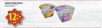Matvärlden Tensta Smaksatt crème fraiche erbjuda
