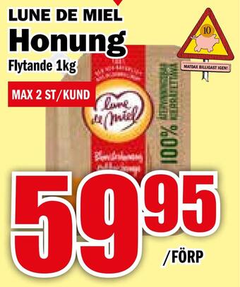 Matdax Honung erbjuda