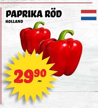 Nelins Paprika röd erbjuda