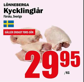 Matdax Kycklinglår erbjuda