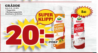 Nya Pulsen Grädde erbjuda