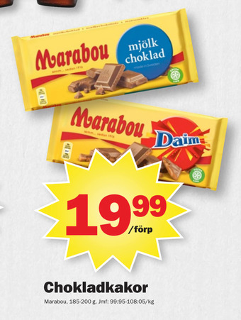 Pekås Chokladkakor erbjuda
