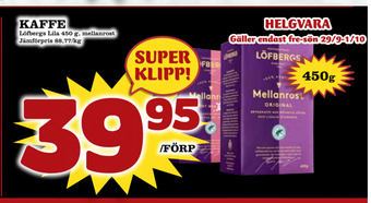 Nya Pulsen Kaffe erbjuda