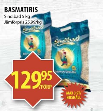 Matvärlden Tensta Basmatiris erbjuda