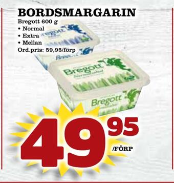 Supergrossen Bordsmargarin erbjuda