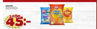 Nya Pulsen Snacks erbjuda