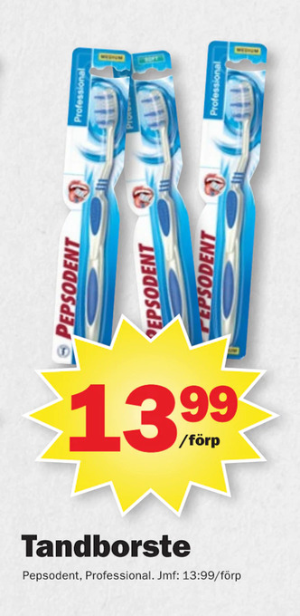 Pekås Tandborste erbjuda