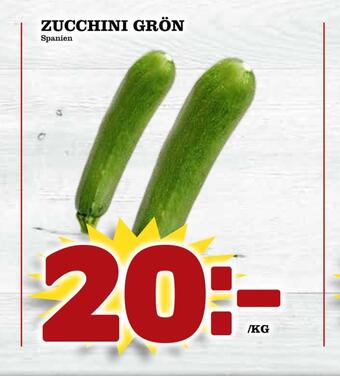 Prisma Mat Zucchini grön erbjuda
