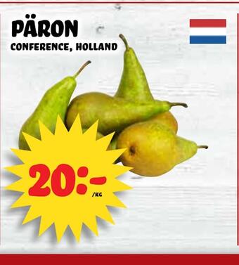 Nelins Päron erbjuda