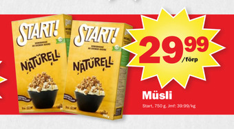 Pekås Müsli erbjuda