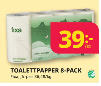 Tempo Toalettpapper 8-pack erbjuda