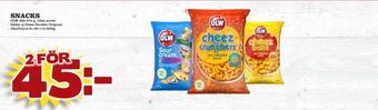 Supergrossen Snacks erbjuda